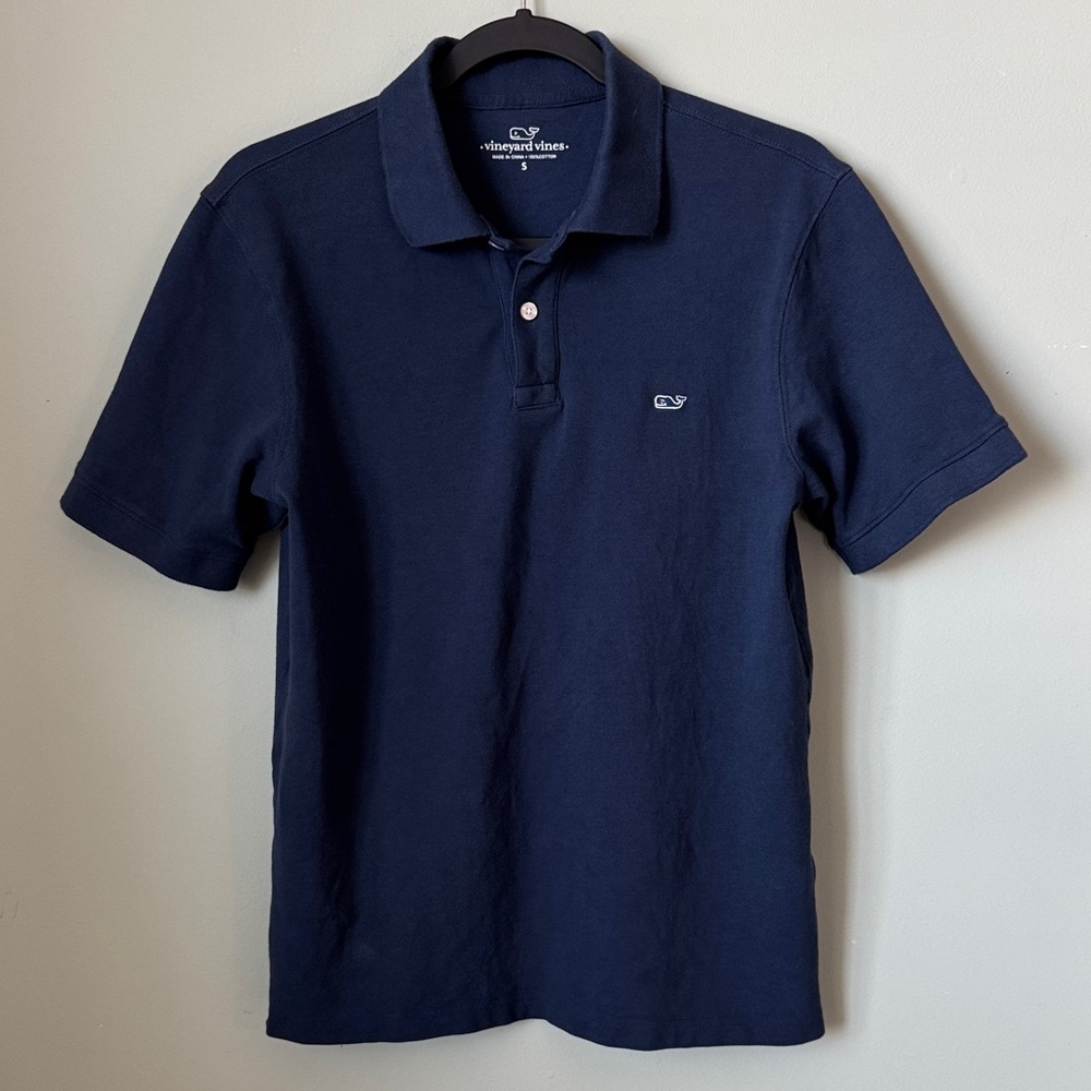 Vineyard Vines Classic Navy Polo Shirt Men’s Small